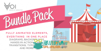 创意人物生活卡通动画元素包AE模板Videohive World Of Inspiration Bundle Pack 1...