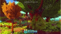 森林梦幻3D环境场景Unity游戏素材资源