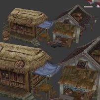 朱仙镇古代民居场景3D模型下载