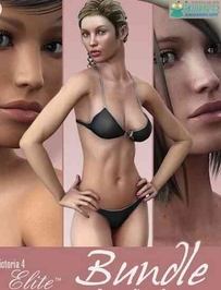 Daz/Poser女性3D模型 V4 Elite Bundle