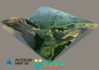 Autodesk AutoCAD Map 3D软件V2018版 AUTODESK AUTOCAD MAP 3D 2018 WIN X64