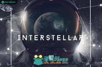 太空星际宇航员展示PSD模板Interstellar Flyer Template