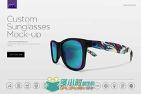 太阳镜框皮肤展示PSD模板Sunglasses Mock-up