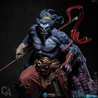 野兽武士人物角色雕刻手办3D打印模型