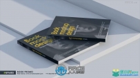 图书书籍3D包装宣传动画AE模板