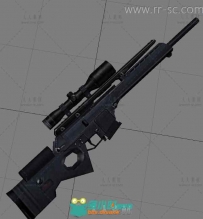 现实霸气狙击枪3D模型