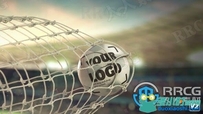 足球进球得分开场效果LOGO动画演绎AE模板