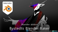 Bystedts Blender Baker模型烘焙Blender插件V1.25版