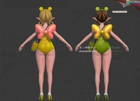 蛙蛙套装 精灵女孩 角色3D模型max+fbx