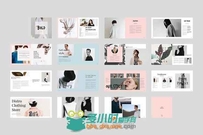 公司商业年度展示indesign排版模板Bold Magazine