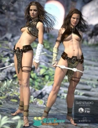女猎人超性感战斗服装3D模型合辑