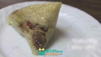端午节老奶奶包肉粽子过程高清实拍视频素材