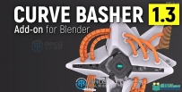 Curve Basher曲线生成器Blender插件V1.3.9版