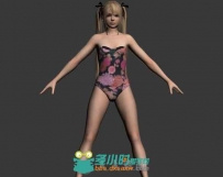 女孩泳装3D模型