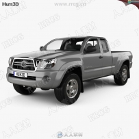 丰田皮卡Toyota Tacoma Access Cab真实汽车高质量3D模型