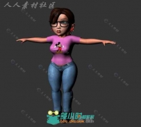 可爱大肥妞Alice3D模型合辑