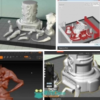 ZBrush概念雕刻3D打印技术训练视频教程 Digital-Tutors Sculpting Concepts in ZBr...