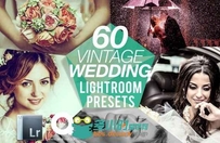 经典老式婚礼调色预设Lightroom模板 Creativemarket Vintage Wedding Lightroom Pr...