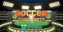 足球比赛电视包装AE模板 Videohive Soccer Highlights Ident Broadcast Pack 71852...