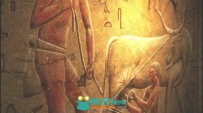 古埃及异域文化风情历史壁画高清实拍视频素材