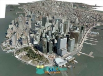 美国大型城市3D模型