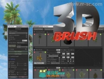 3D画笔建模编辑器扩充Unity游戏素材资源