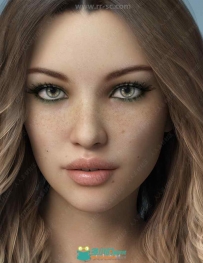 成熟优雅精致妆容完美身材女性角色3D模型合集