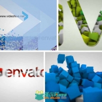 多彩盒子Logo演绎动画AE模板 Videohive Logo Box 7430675