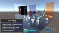 平面反射粒子效果终极系统工具Unity游戏素材资源