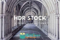HDR高动态风景图片调色PS动作CM - HDR Stock Photoshop Actions 664817