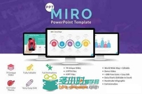 商业内容展示PPT模板Miro PowerPoint Template