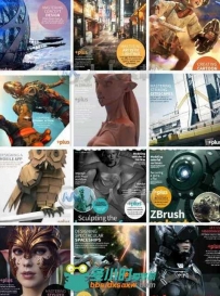 3D创意CG杂志2015年合辑 3DCreative 2015 Full Year Collection