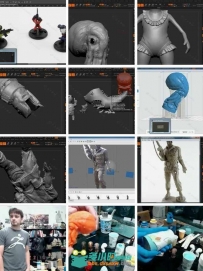 ZBrush数字雕刻与3D打印技术大师级视频教程 Uartsy Jewelry Design In ZBrush
