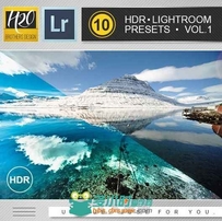 专业级HDR风景调色预设Lightroom模板 Graphicriver HDR Lightroom Presets Vol.1 1...