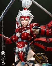 狂热者女战士角色雕塑雕刻3D模型