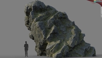 polycount站收集整理的1000张3D岩石类作品