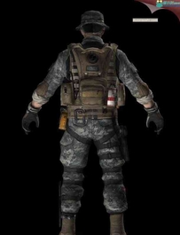 带绑定的CG模型战士，特种兵，军人3D模型下载