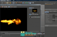 C4D 流体（火焰）制作 中文视频教程