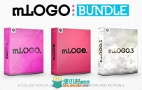 mLogo超级标题演绎动画FCPX与Motion5模板 mLOGO Bundle Collection of Logo Animat...