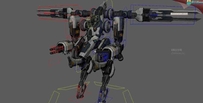 Hekaton科幻机器人maya 3D模型下载