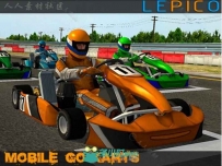 9可控卡丁车和智能手机游戏的赛车道Unity3D素材资源