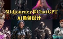 Midjourney和ChatGPT进行AI角色设计视频教程