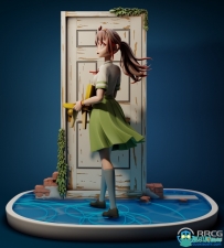 岩户铃芽《铃芽之旅》动画角色雕塑3D模型