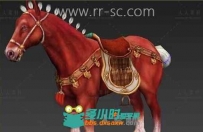 赤兔马3D模型