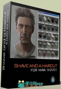 JoeAlter Shave A Haircut头发毛皮Maya插件9.0v01版