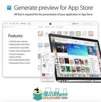 app软件商店总览设计PSD模板Generate_preview_for_App_Store_