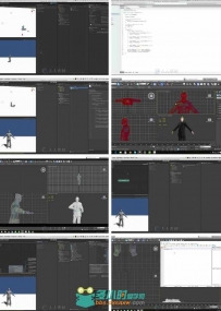 3dsmax模型动画导入Unity游戏引擎技术视频教程 Udemy Using Animated 3D Studio Ma...