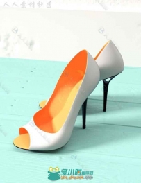 美丽简单大方的女性高跟鞋3D模型合辑