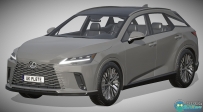 雷克萨斯RX 450 2023款SUV汽车3D模型