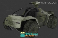 现代霸气越野战车3D模型